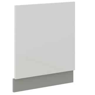 BIANKA, dvířka na myčku ZM 570x596, šedá/bílý lesk