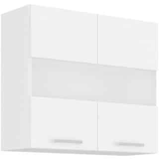 EKO WHITE, horní vitrína 80 GS-72, bílá