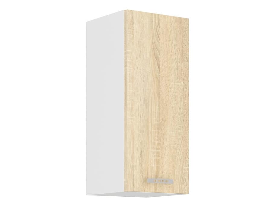 SARA SONOMA, skříňka horní 30 G-72 F, bílá/dub sonoma