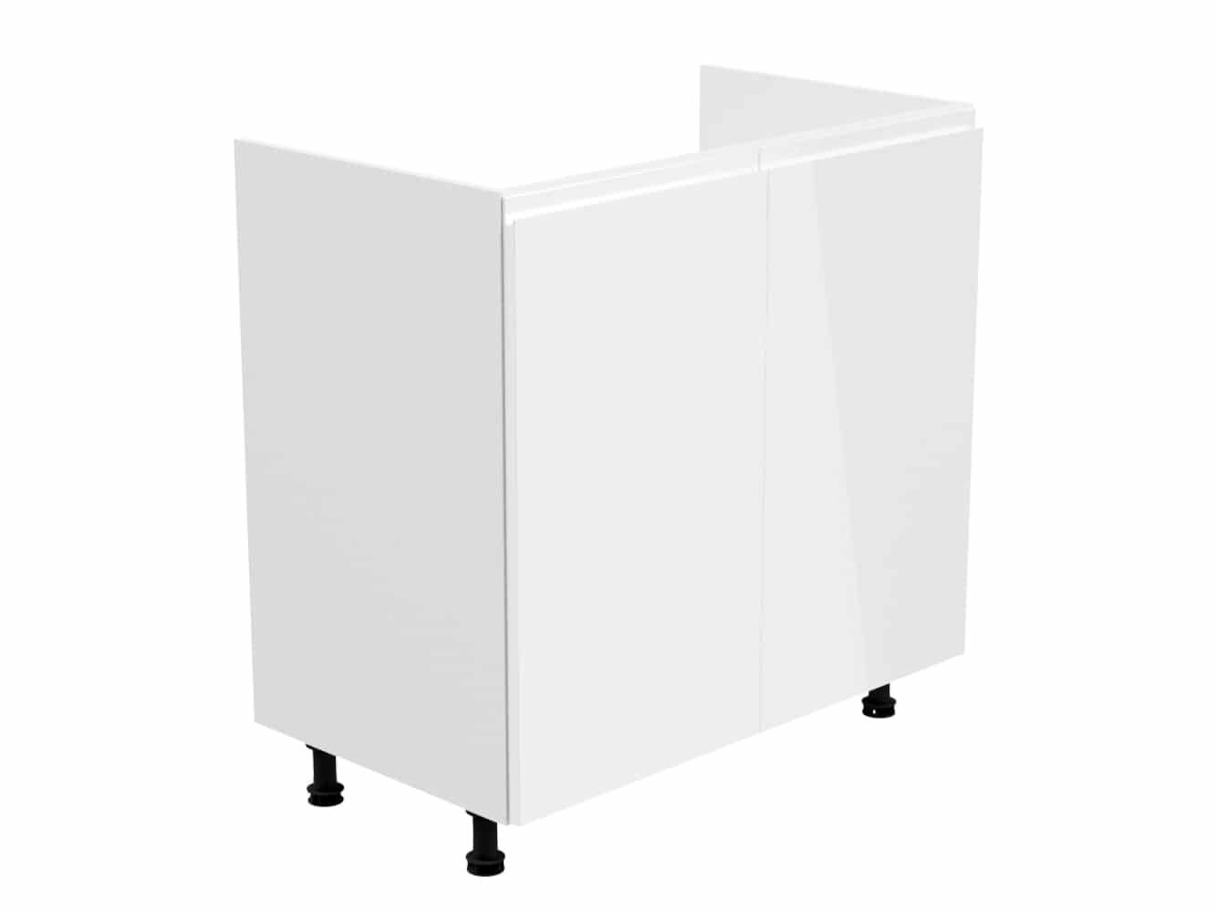 ASPEN, skříňka dolní D80Z, bílá/bílý lesk