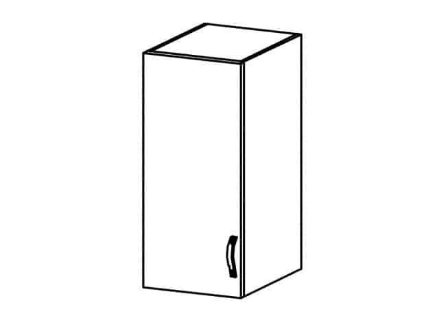 SYCYLIA, skříňka horní G30 levá, borovice andersen