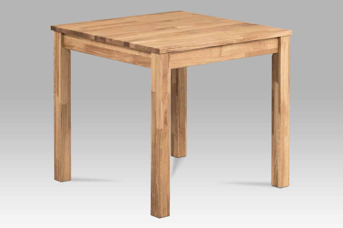 Jídelní stůl 80x80 T-2080 OAK, dub masiv