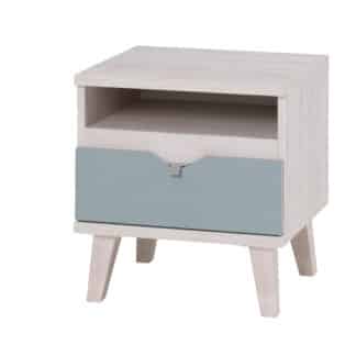 MEMONE noční stolek, dub bílý