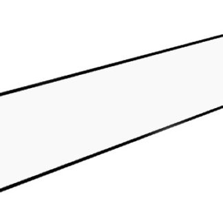 Boční sokl ke kuchyním 50 cm, bílá