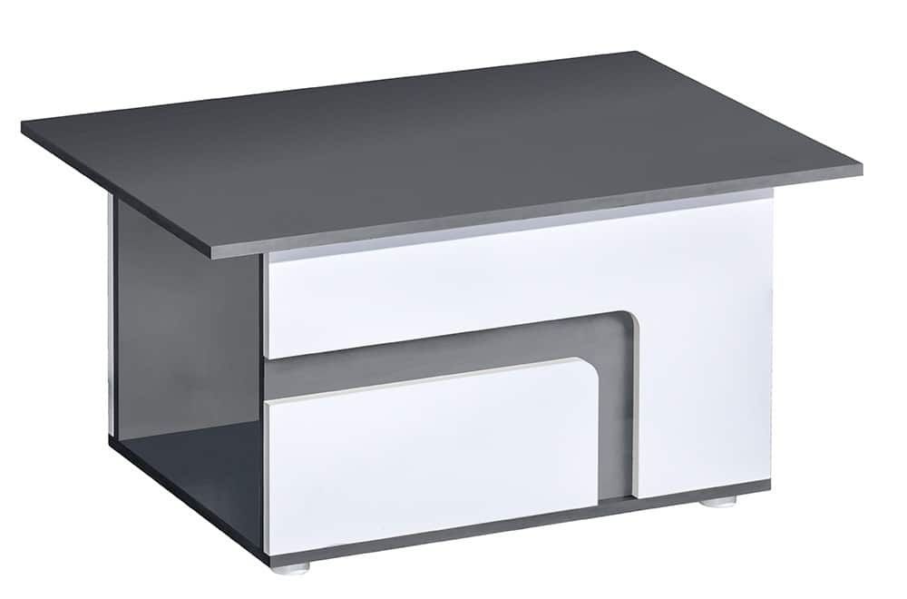 Konferenční stolek APETTITA 18, antracit/bílá