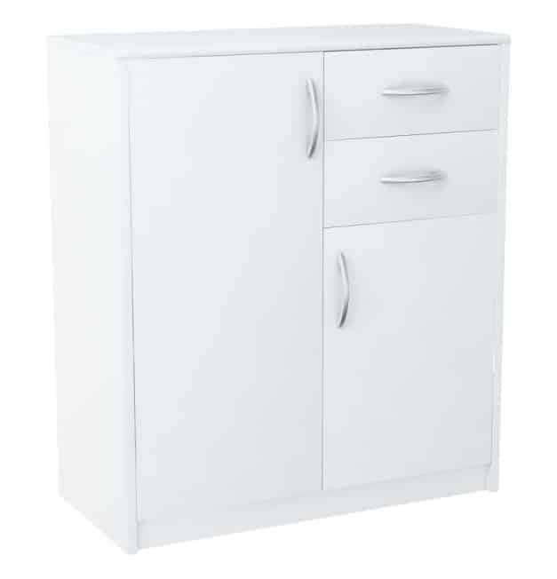 Komoda AGNES/HIT 2D2S, bílá