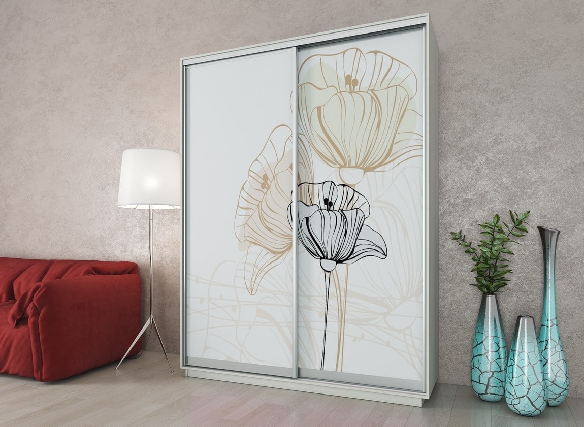 Šatní skříň VERA 180, jasan/F-2976