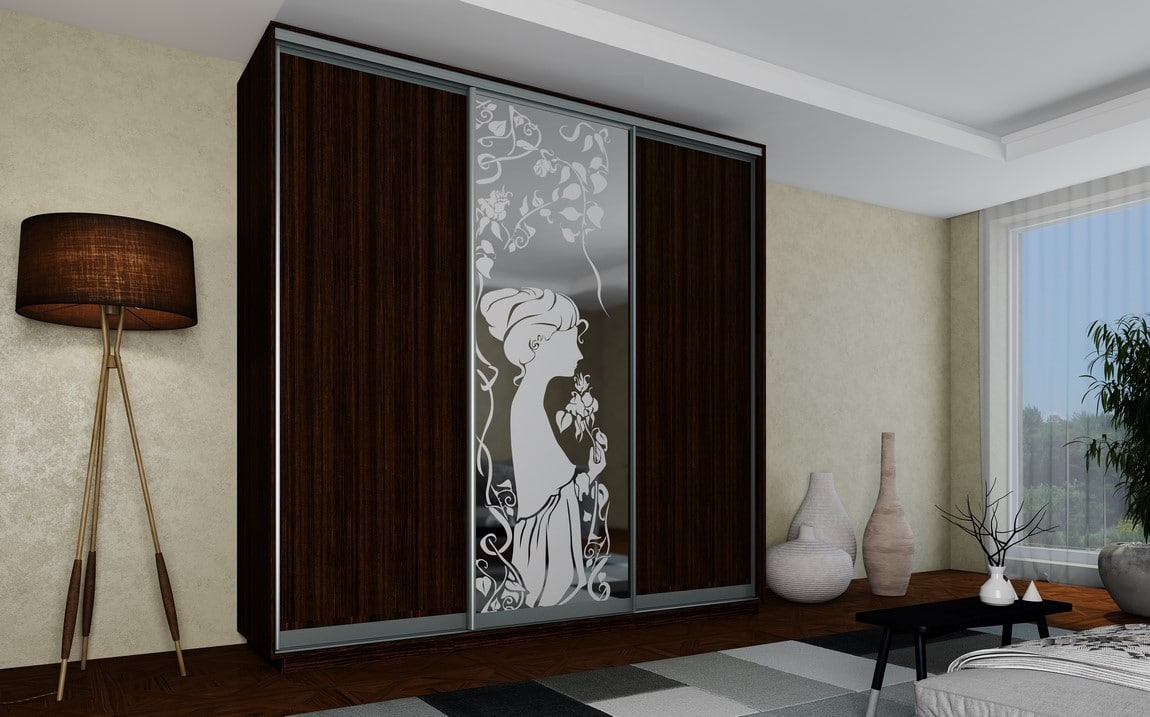 Šatní skříň MARIA 250, wenge/CT-5251