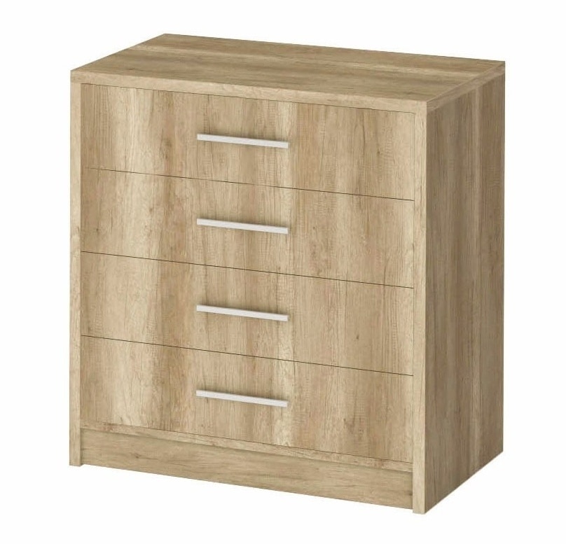 Komoda GENEWA 1, dub country šedý