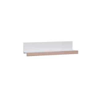 OVIEDO police 100 cm, bílá/dub san remo světlý