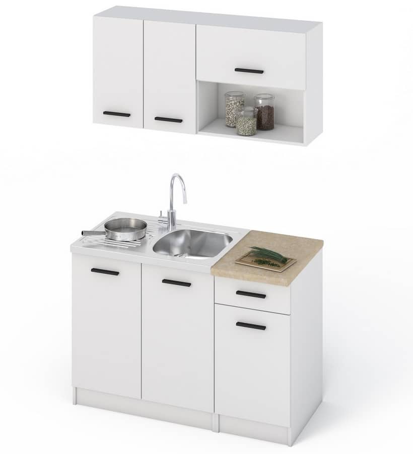 Kuchyně NIVA 120, bílá