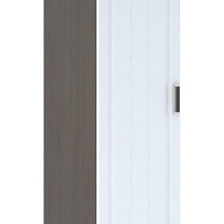 PRAGA WK-901 skříň 1D, wenge/bílá