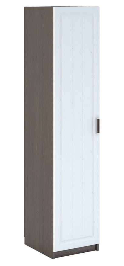 PRAGA WK-901 skříň 1D, wenge/bílá