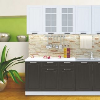 Kuchyně PRAGA 200,bílá/wenge