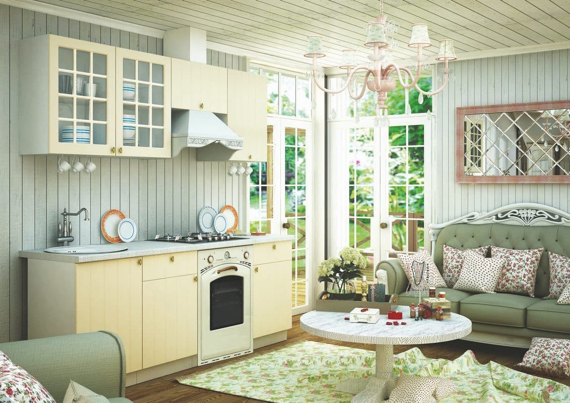 Kuchyně PROVENCE 210, vanilka