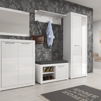 Předsíň POLARIS, bílý lesk