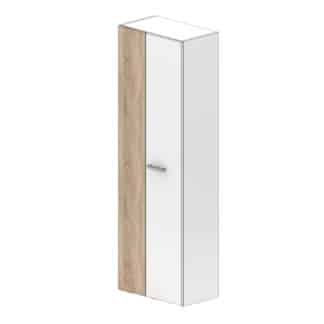 Skříň SIMA, bílá/dub sonoma