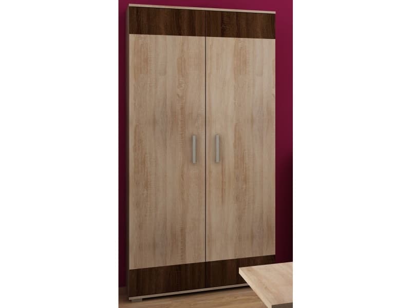 SOLAR, skříň, dub sonoma světlý/dub sonoma tmavý