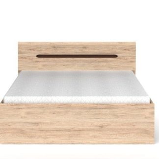 ELPASSO, postel LOZ/160, dub san remo světlý/dub wenge hnědý