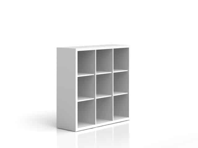 NEPO, regál REG/12/12, bílá