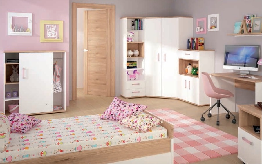 Dětský pokoj AMAZON, VZOROVÁ SESTAVA - 8 prvků