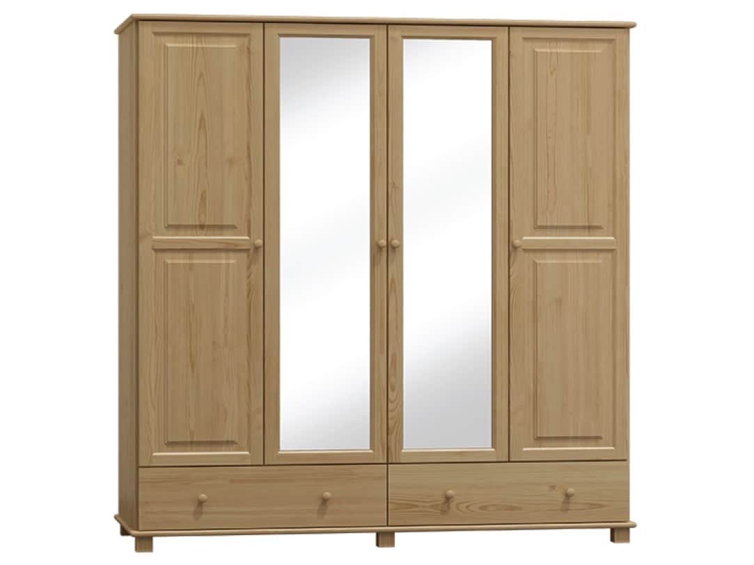 Skříň 4D/180 nr.3, masiv borovice, moření: ...