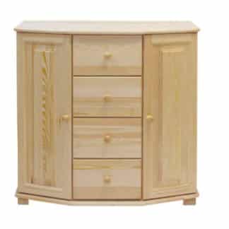 Komoda nr.49, masiv borovice, moření: ...