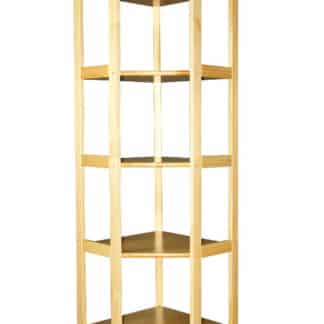 Regál vnitřní - výška 200 cm, masiv borovice, moření: ...