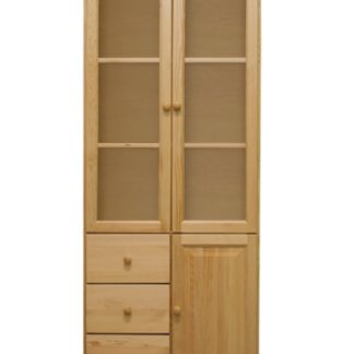 Vitrína nr.5, masiv borovice, moření: ...