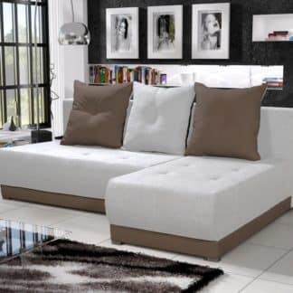 Rohová sedačka INSIGNIA 6, krémová/hnědá