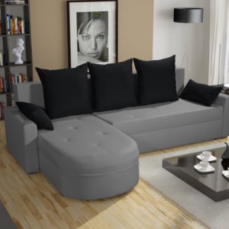 Rohová sedačka WENECJA PIK BIS 5, šedá látka