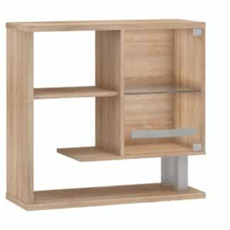 ANGEL závěsná vitrína 1W, dub sonoma