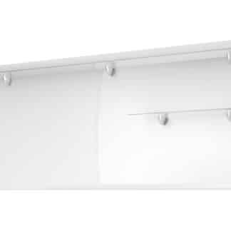 HEKTOR policový panel TYP 03, bílá/bílý lesk