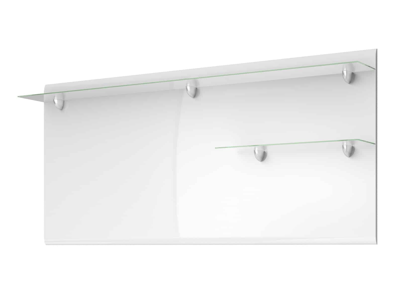 HEKTOR policový panel TYP 03, bílá/bílý lesk