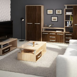 Obývací pokoj ANGEL 6, dub sonoma/dub sonoma tmavý