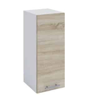 FABIANA, horní skříňka, W-30, dub sonoma/bílá