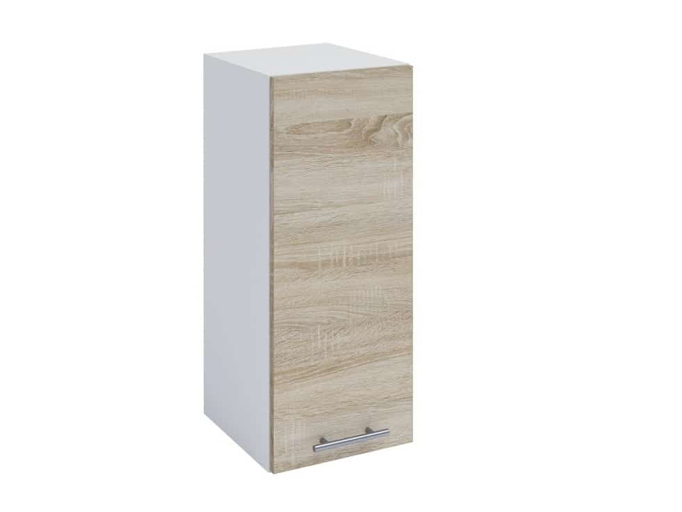 FABIANA, horní skříňka, W-30, dub sonoma/bílá
