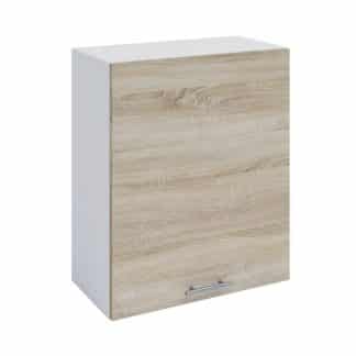 FABIANA, horní skříňka, W-60, dub sonoma/bílá