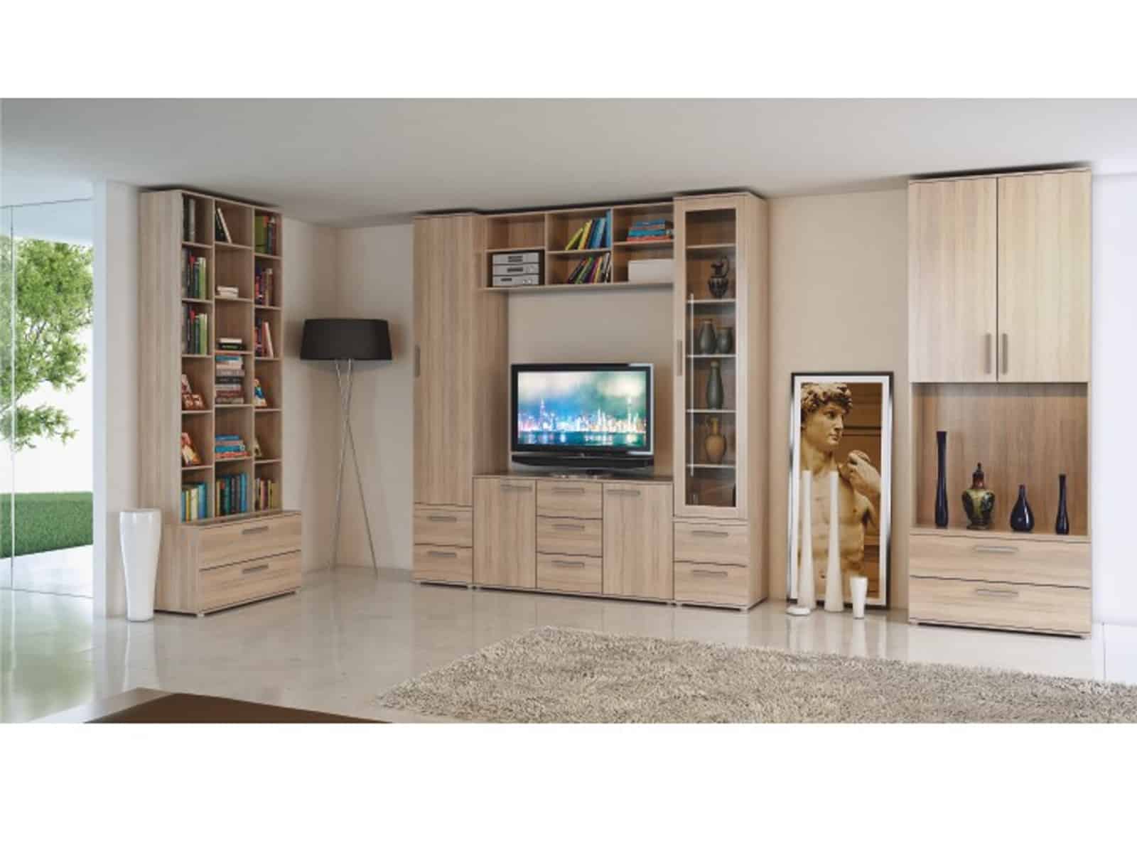 Vzorová sestava 2 DUNAJ, dub sonoma