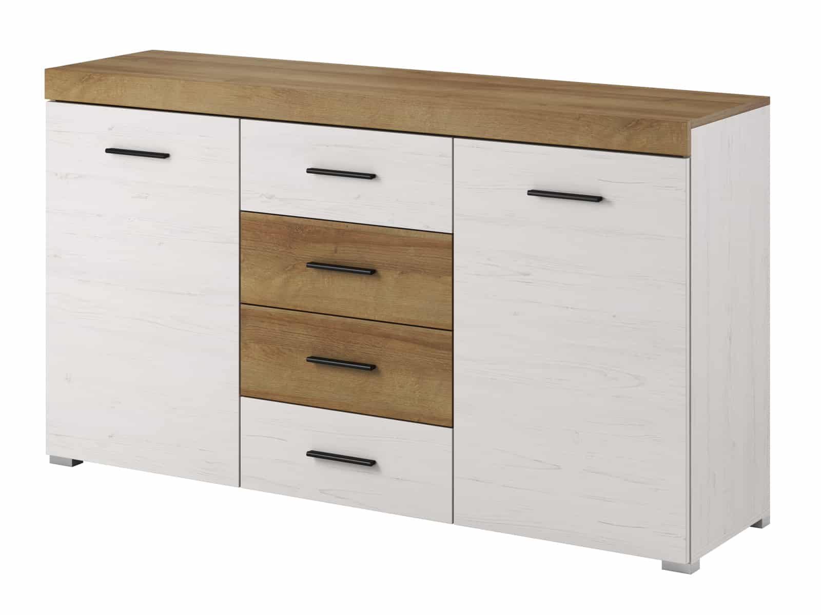 Komoda FALCO FK150, borovice andersen/dub riviera