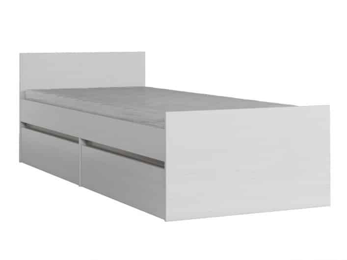 MATI postel L1 90x200 cm, borovice andersen/congo