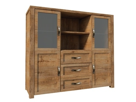 NEVADA vitrína K2S, dub lefkas