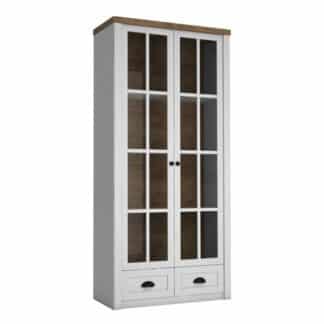 PROWANSJA vitrína W2S, borovice andersen/dub lefkas