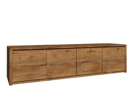 MONTANA komoda K4D, dub lefkas tmavý