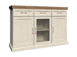 ROYAL komoda K1S, borovice norská/dub divoký