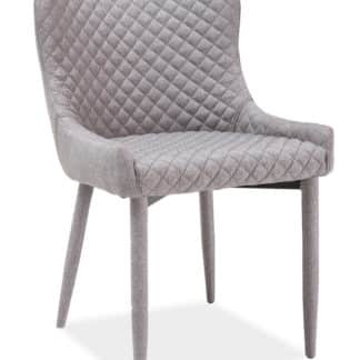 Jídelní čalouněná židle COLIN, šedá