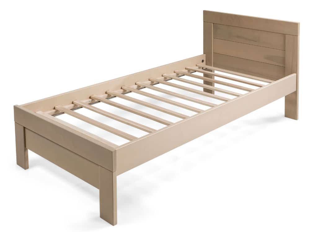 Postel WOODY CLASSIC 90x200 bez roštu, masiv buk/dub