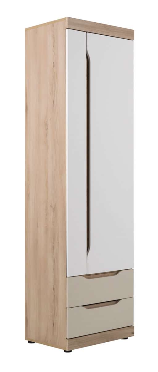 SMARTY SM-04 skříň, buk/bílá/champagne