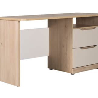 SMARTY SM-01 psací stůl, buk/bílá/champagne