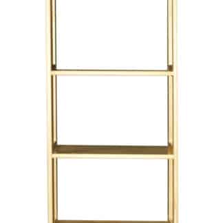 Regál ažurový výška 106 cm, šířka 60 cm, masiv borovice, moření: ...